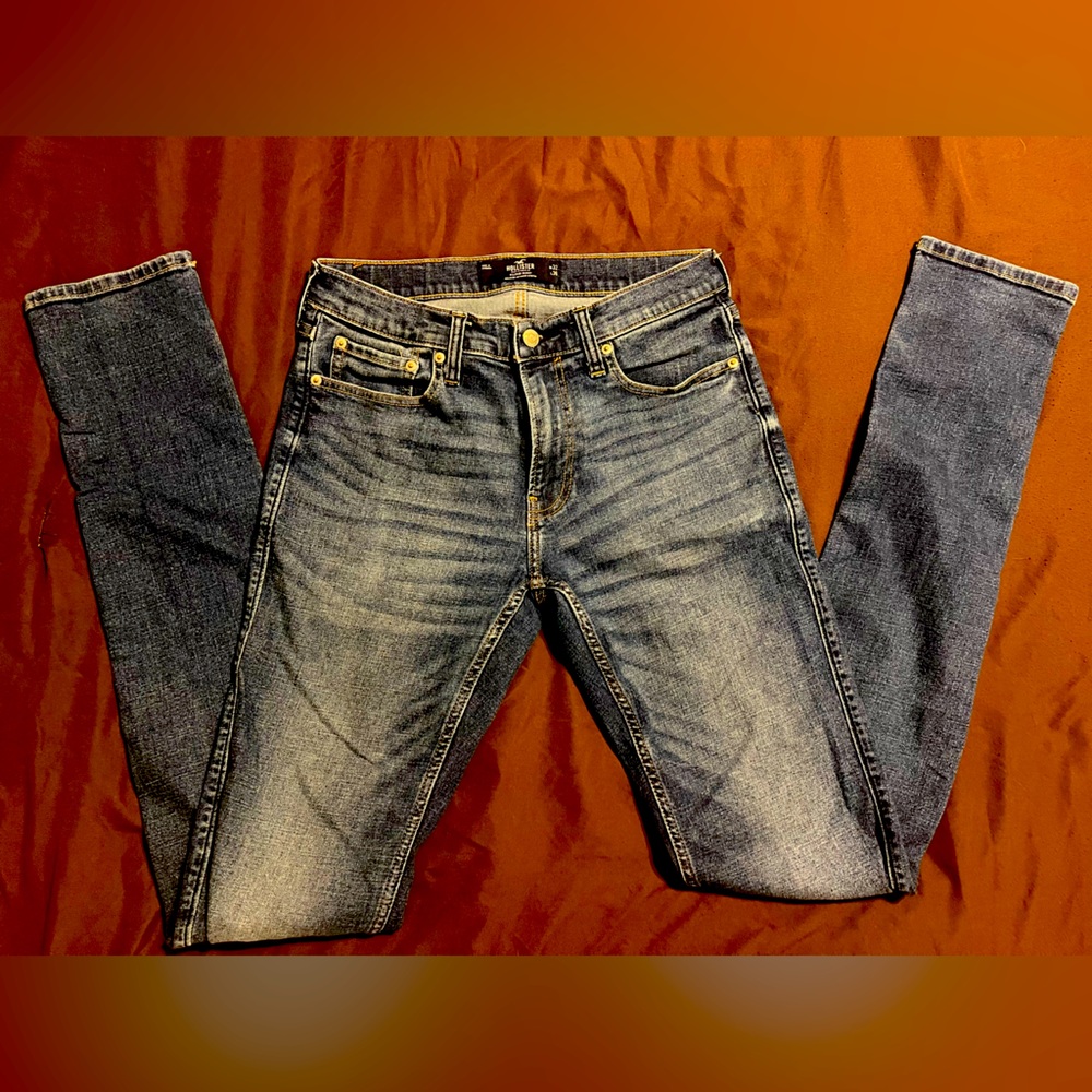 Hollister Mens Skinny Stacked Jeans 32x36